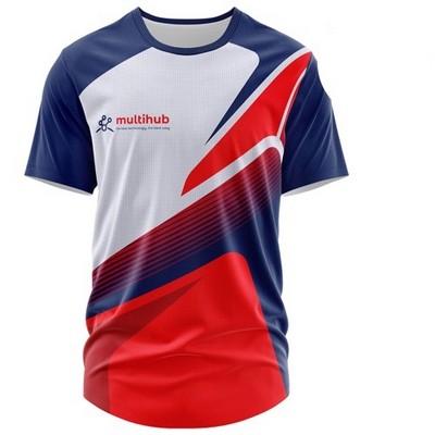 Custom Dye Sublimated Short Sleeve T Shirt