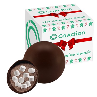 Classic Hot Chocolate Bomb in Box - Dark Chocolate