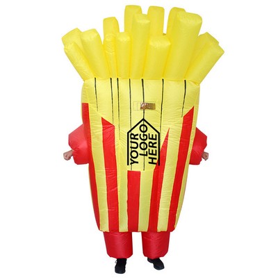 Adult French Fries Inflatable Costume