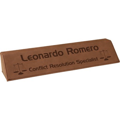 Leatherette Desk Wedge