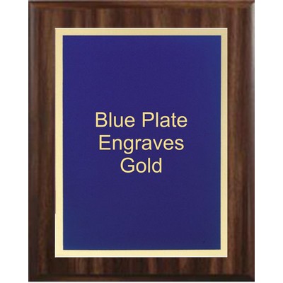 Cherry Plaque 9" x 12" - Blue/Gold 7" x 10" Simplicity Plate