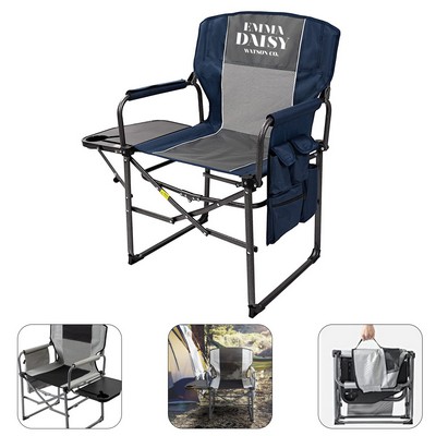 Camping Director Chair with Anti-Pinching