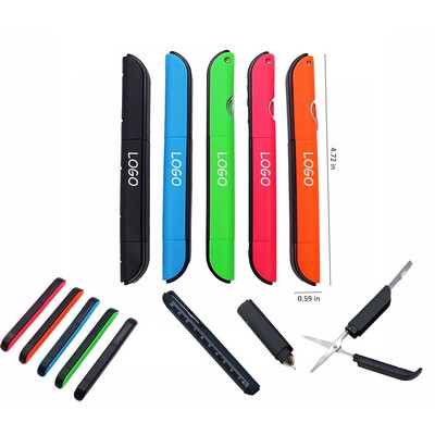 4" 1 Stationery Multitool Pen Five Color Choose
