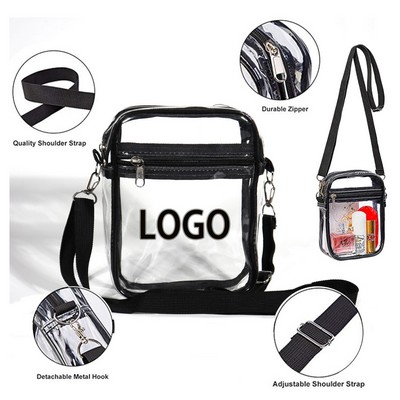 Transparent Crossbody PVC Purse Bag
