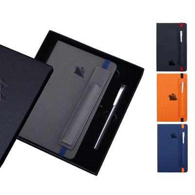 Sleek Business Office Notebook Gift Box Set