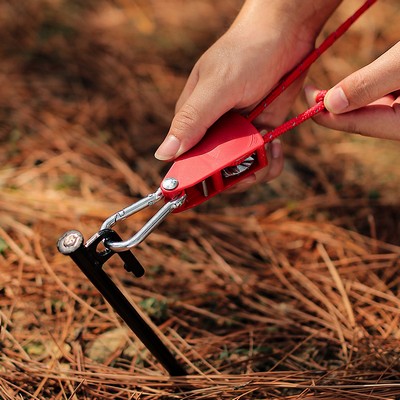 Camping Rope with Ratchet Pulley