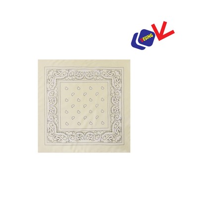Multi-Color Polyester Bandanas Soft Headwear Scarf