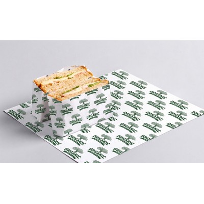 One Color 1-Sided Food Safe Paper (10" x 10")