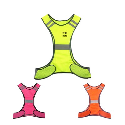 Adjustable Reflective Vest for Night Running