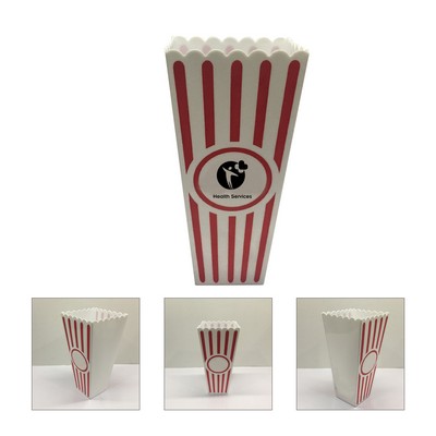 Reusable Plastic Popcorn Bucket For Movie Night