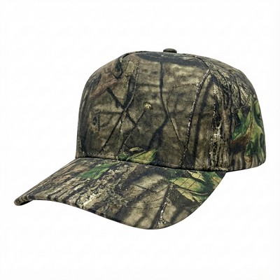 Solid Color RealTree® Mesh Velcro® 5 Panel Hat