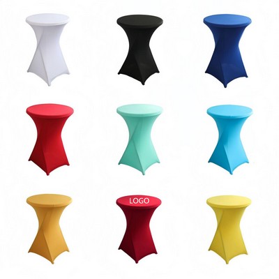 Adjustable Height Desk Elastic Round Table Cover