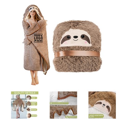 Wearable Hooded Blanket