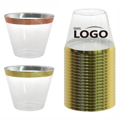 9 oz Clear Plastic Cups - Disposable