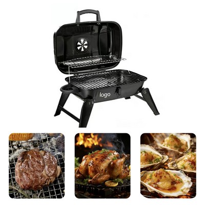 Portable Charcoal Grill For Outdoor Barbecues