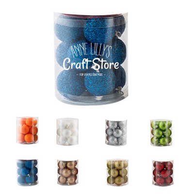 Mini Shatterproof Foam Christmas Ball Ornament