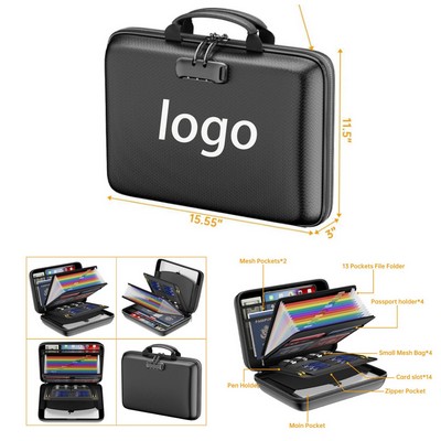 Fireproof Document Storage Box With Lock