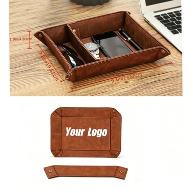 Leather Storage Tray