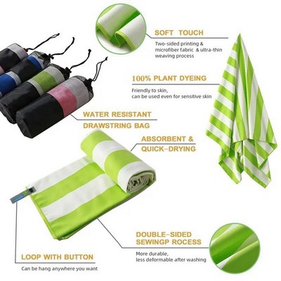Microfiber Sand Proof Beach Towel