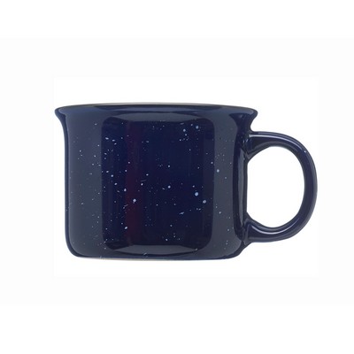 7.5 oz. Campfire Speckled Ceramic Coffee Mugs w/ Flared top