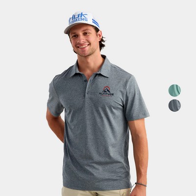 Huk® Men's Lightweight Stretch Performance Polo Shirt with Built in Sun Protection
