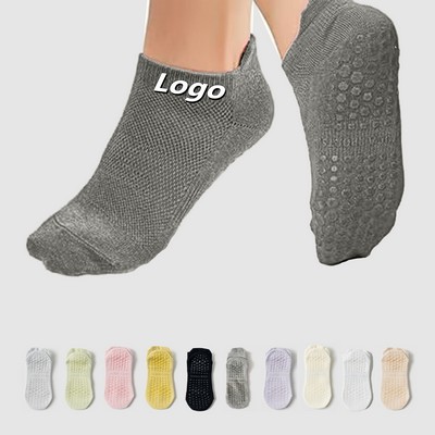 Women Athletic Yoga Grip Pilates Non Slip Socks