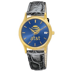 Ladies' Leather Band Watch with Date
