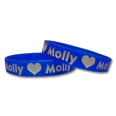 Custom Silicone Debossed Printed Wristband