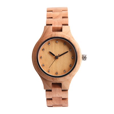 Zebra Wood Watch