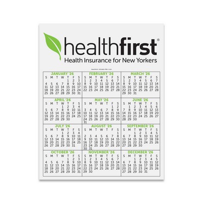 Calendar Card (8"x10")