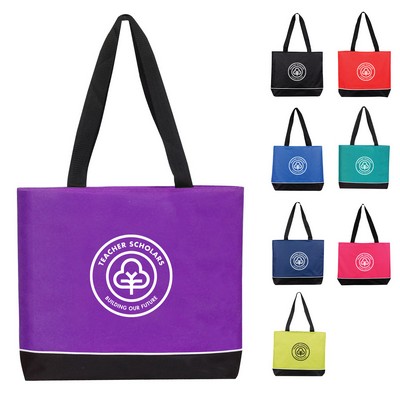 600 Denier Poly Oxford Zipper Shoulder Tote Bag