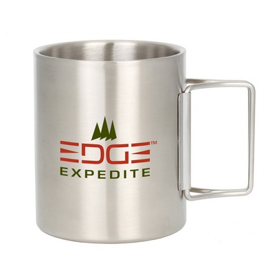10 Oz. Bivouac Camping Cup w/Foldable Handles