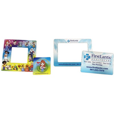 Photo Frame Magnets (5.5''x5.5'') w/Kiss Cut (2.5''x2.5'')
