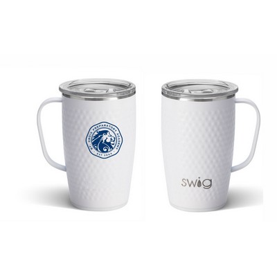 18 Oz. Swig Life® Golf Partee Travel Mug w/Handle