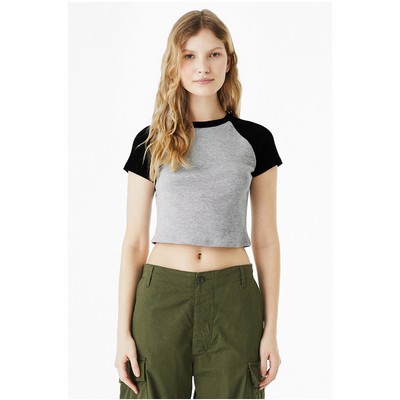 Bella+Canvas® Women's Micro Rib Raglan Baby T-Shirt