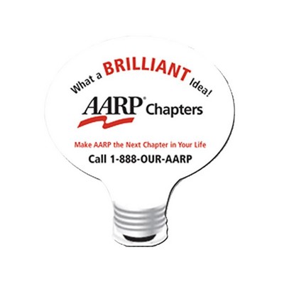 8" X 8" Lightbulb Hard Surface Mouse Pad with 1/8" Foam Base
