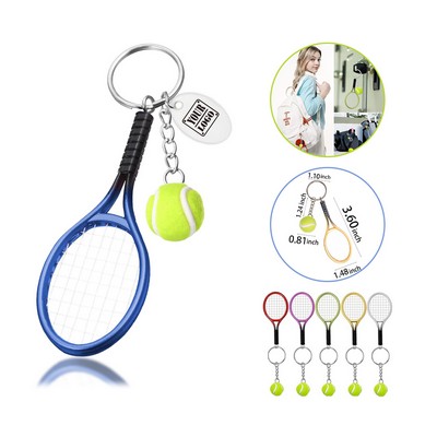 Tennis Ball Keychain