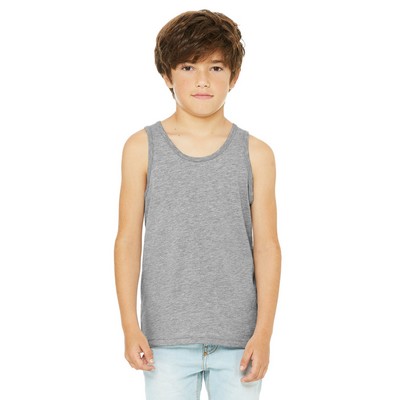 BELLA+CANVAS Youth Heather CVC Tank
