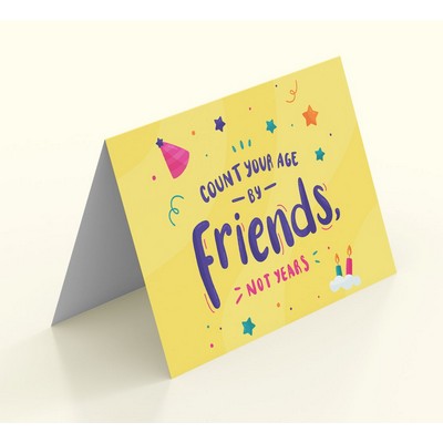 Folded Note Cards - 8" x 6" (folds to 4" x 6")