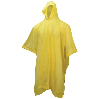 Neese 1000P .10 mm 40" Economy Rain Poncho with Attached Hood
