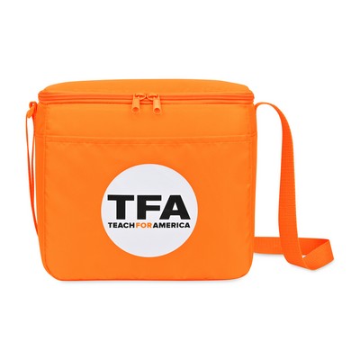Arlo Recycled rPET 9 Can Box Cooler - Orange