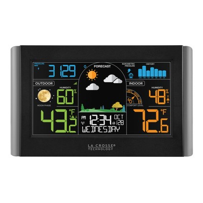 Wireless Color Weather Station with Barometric Pressure