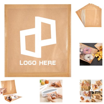 7.48X7.09" Grease Proofing Kraft Paper Bag