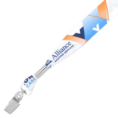 5/8" Pricebuster USA Made Dye Sublimated Lanyard
