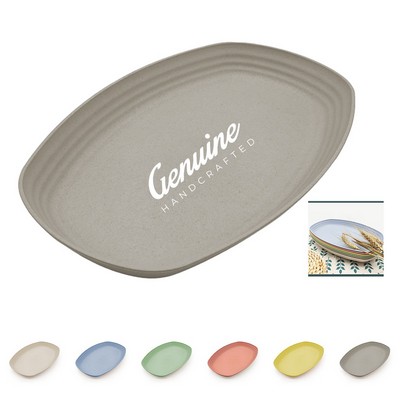 Heat-proof Wheat Straw Dinner Plate Set