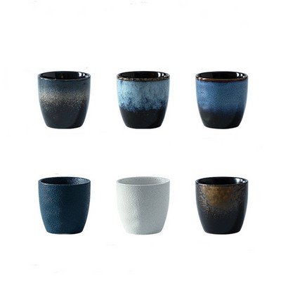 Retro Ceramic Water Cup 5.5 oz.