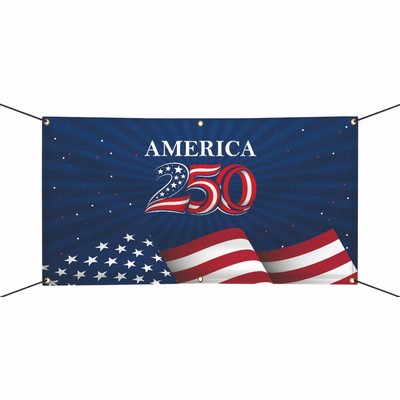Premium Custom Vinyl Banners with Top and Bottom Pole Pockets (1' x 1ft/SQFT)