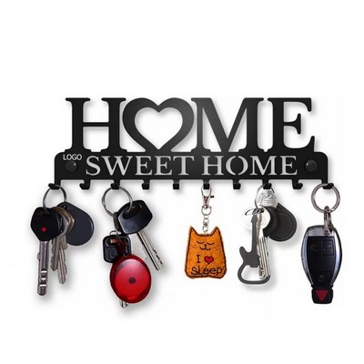 Home Wall Mounted Key Hangers Holder Hooks Rack