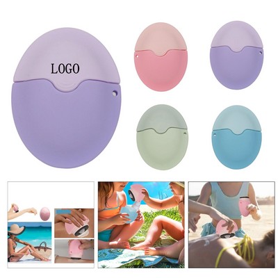 Portable Silicone Sunscreen Applicator
