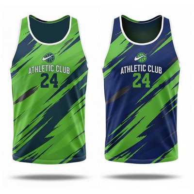 UPF Sublimated Reversible Mesh Tank Top Unisex & Kids